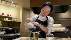 A kappo menu marrying prized teas with seasonal Japanese ingredients, from a chef fascinated by tea