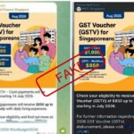 Police warn of scam using fake GST Voucher Telegram messages to hijack accounts