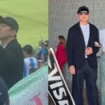 Singer JJ Lin and girlfriend spotted by fans at the FIFA World Cup final