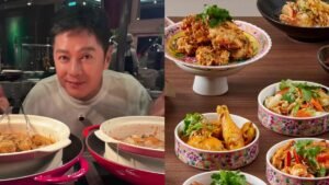 Singaporean actor Li Nanxing showcases family recipes at Fullerton Hotel buffet