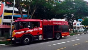 One taken to hospital after fire at MacPherson HDB flat