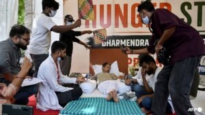 Indian activist moved to hospital after 20-day hunger strike to protest country’s exam system