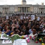 Thousands mourn dead black academic in London vigil