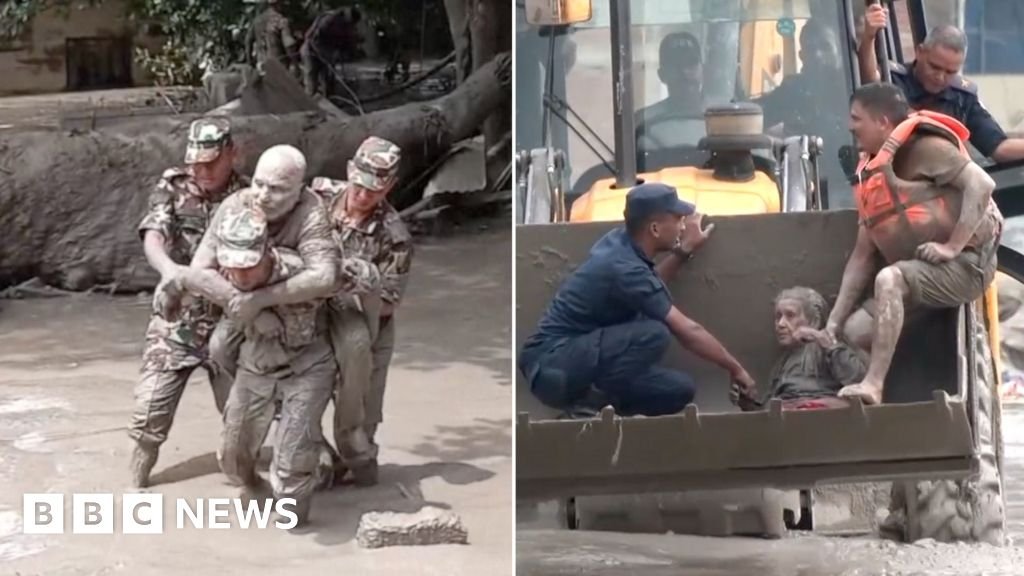 People pulled from mud in Nepal after deadly flash floods