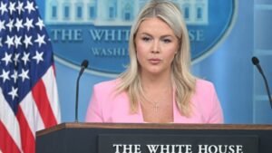 Trump says Karoline Leavitt resigning as White House press secretary