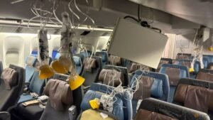Widow of British passenger who died after SQ321 turbulence sues Singapore Airlines