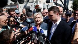 French far right accuses left of threatening “civil peace” if Le Pen wins