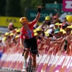 Norwegian Haugset rides to solo victory to take yellow jersey in Tour de France Femmes