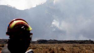 Fire near Indonesia’s Mount Bromo extinguished but new hotspots emerge