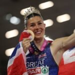 Britain’s Hunt completes sprint double with 200m gold at Euro championships