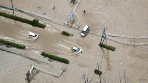 Record rain in Japan kills at least 6, leaves thousands stranded at Narita airport