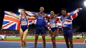 Britain’s Hunt and Asher-Smith set medal records at European Championships