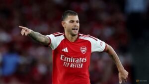 Arsenal’s Guimaraes a doubt for Coventry game as Arteta eyes another title