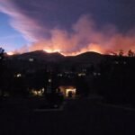 Tens of thousands evacuated as fire bears down on US city