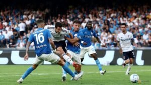 Napoli beaten 2-1 at home by Como