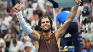 Alcaraz makes confident return with US Open first round win