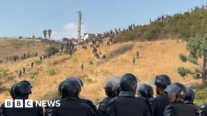 Morocco detains dozens of migrants trying to cross into Ceuta