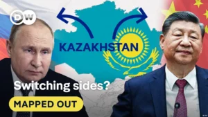 How can Kazakhstan navigate ties with Russia and China?