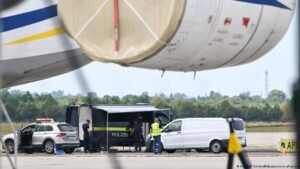 Germany news: Drone found near plane with ammo for Ukraine
