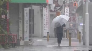 Typhoon Dolphin hits Japan as China braces for coming storm