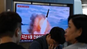 North Korea fires 10 short-range ballistic missiles