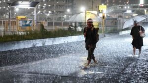 Japan: Four dead, thousands stranded amid record rain