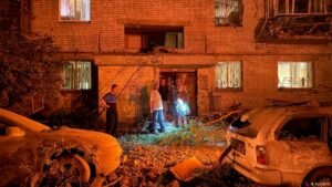 Russia launches missile and drone barrage on Kyiv