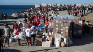 Humanitarian crisis in Ceuta continues