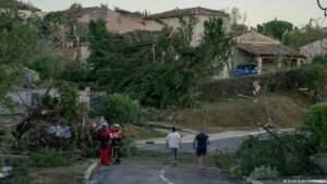 Tornado in France damages homes, injures dozens