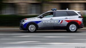 France: Car rams crowd at bus stop in Caen