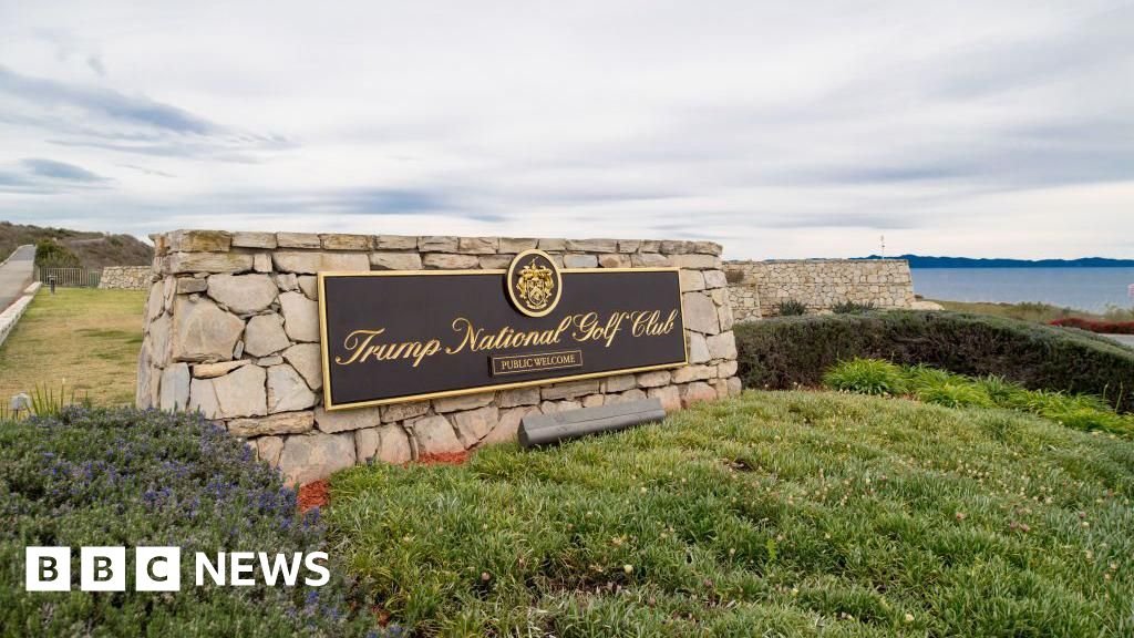 Armed man arrested at Trump’s golf course ahead of president’s visit