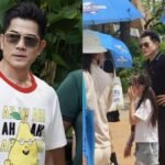 Aaron Kwok spotted by fans in Singapore with family at USS, the zoo