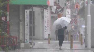 Typhoon Dolphin hits Japan’s Okinawa, China shuts ports ahead of landfall