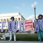 Marchers ron Washington takes place 63 years after Martin Luther King Jr’s speech