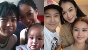 Christy Chung and Jimmy Lin, both in their 50s, recreate photo from 16 years ago