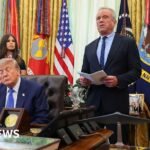 Trump signs order to limit and split childhood vaccines