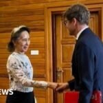 Aung San Suu Kyi: Myanmar military releases photo of detained former leader