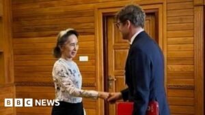 Aung San Suu Kyi: Myanmar military releases photo of detained former leader
