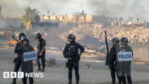Violence breaks out in Ceuta as migrant crisis continues