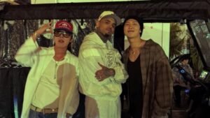 BTS’ RM and J-Hope face backlash from fans after appearing in photo with R&B singer Chris Brown