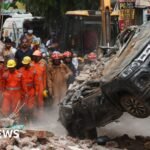 Dozens feared trapped in collapsed building in Delhi