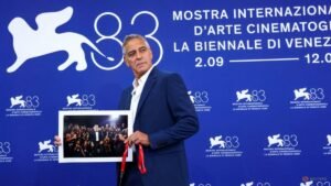 Clooney tells Venice festival that AI threatens film and journalism