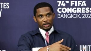 Cameroon’s Eto’o says African federations should support Infantino