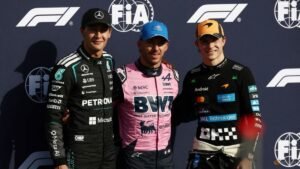 Gasly makes his move to keep Russell in check on and off the track