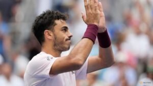 Cerundolo sees wide-open men’s field after Fritz upset at US Open