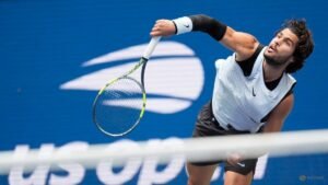 Electric Alcaraz senses title chance after cruising into US Open quarters