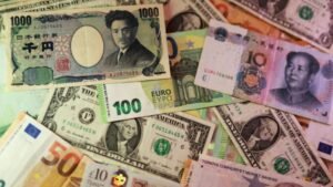 Dollar gains, euro slips after expected ECB rate increase