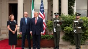 Trump chastises Zelenskyy over Russian refinery strikes during Ireland visit