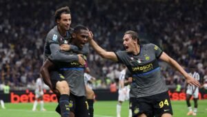 Inter rally past Udinese to stay level with Roma at Serie A summit