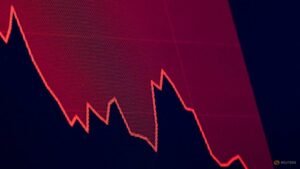Financial stocks fall with AI and flattening yield curve in focus